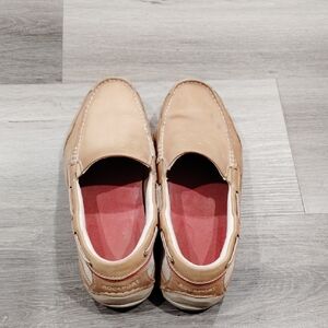 Rockport Men's Beige Slip-On Loafers